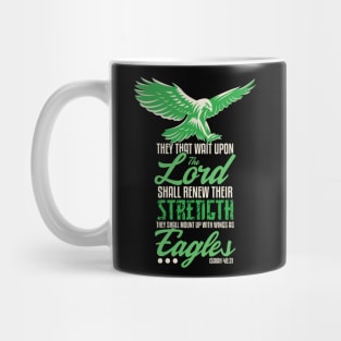 Wings like Eagles Isaiah 40 31 Christian Scripture Mug